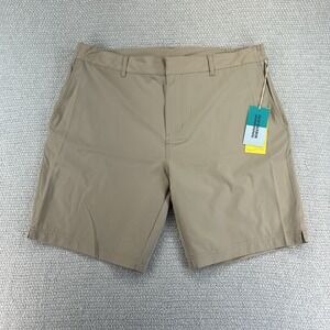 Fair Harbor Shorts Mens 38 Khaki Midway Stretch Lightweight Golf Performance